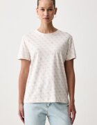 GUESS тениска дамска от памук RHOMBUS бежова V5BI14 I3Z14