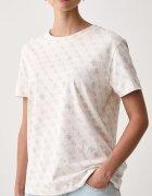 GUESS тениска дамска от памук RHOMBUS бежова V5BI14 I3Z14