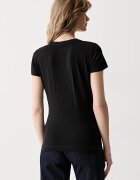 GUESS тениска дамска от памук с еластан черна W6YI31 K4350