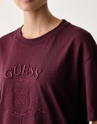 GUESS тениска дамска от памук SIBILLA бордо V6BI04 K6270