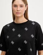 GUESS тениска дамска от памук SILVY черна V6GI18 K2985