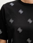 GUESS тениска дамска от памук SILVY черна V6GI18 K2985
