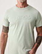 GUESS тениска дамска от памук тюркоазена M6BI69 K6639
