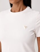 GUESS тениска дамска с памук SONIA бежова V6RI17 KD741