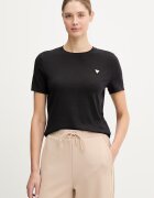 GUESS тениска дамска с памук SONIA черна V6RI17 KD741