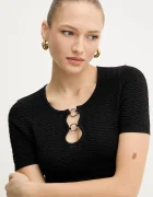 GUESS Тениска HELENA дамска в черно W5YR16 Z3OV0