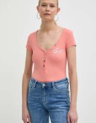 GUESS Тениска HENLEY OLYMPIA