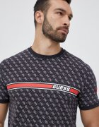 GUESS Тениска JAMEY в черно с десен Z2BI09 J1314
