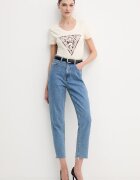 GUESS Тениска LEO дамска в бежово W6RI32 J1314
