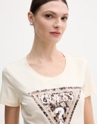 GUESS Тениска LEO дамска в бежово W6RI32 J1314