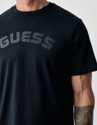 GUESS тениска мъжка от памук ANTON тъмносиня Z6BI04 K6534