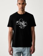 GUESS тениска мъжка от памук черна M6YI59 K4637