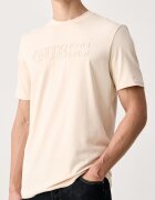 GUESS тениска мъжка от памук с еластан ALPHY бежова Z2YI11 J1314