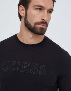 GUESS тениска мъжка от памук с еластан ALPHY черна Z2YI11 J1314