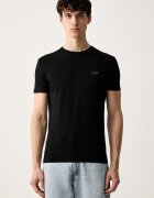 GUESS тениска мъжка от памук с еластан черна M6YI24 K3728