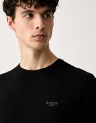 GUESS тениска мъжка от памук с еластан черна M6YI24 K3728