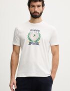 GUESS тениска мъжка памучна DAVEN бежова Z6GI16 K3206