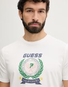 GUESS тениска мъжка памучна DAVEN бежова Z6GI16 K3206