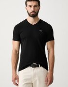GUESS тениска мъжка с памук черна M6YI32 K3735