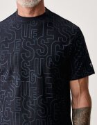 GUESS тениска мъжка с памук тъмносиня M6BI51 K6188