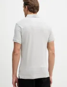 GUESS Тениска с яка NOLAN в сиво с изчистен дизайн M6RP66 J1314