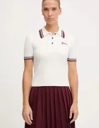 GUESS Тениска с яка с вълна SABINA