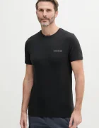 GUESS Тениска в черно с апликация U5GM30 KCPZ1