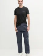 GUESS Тениска в черно с апликация U5GM30 KCPZ1