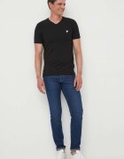 GUESS Тениска в черно с изчистен дизайн M2YI32 J1314