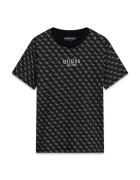 GUESS тениска за деца от памук черна L6YI17 K3744