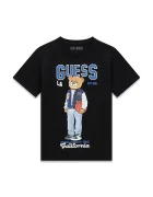 GUESS тениска за деца от памук черна L6YI19 K3750