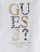 GUESS тениска за деца от памук с еластан бяла J6BI01 K5769