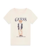 GUESS тениска за деца от памук с еластан розова J6YI08 K3710