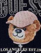 GUESS тениска за деца от памук с еластан тъмносиня J6YI28 K3761