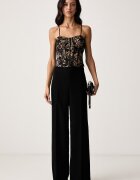 GUESS топ дамски от дантела MONICA черен W6BH58 W4442