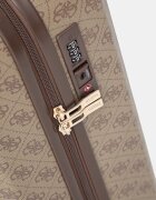 GUESS твърд куфар LATONA кафяв TWHK92 11983