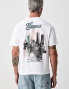 GUESS уголемена тениска мъжка от памук бяла M6BI35 K6174