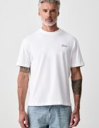 GUESS уголемена тениска мъжка от памук бяла M6BI35 K6174