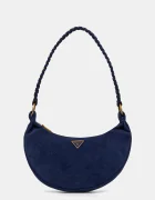 GUESS Велурена чанта AMITA
