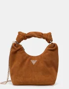 GUESS Велурена чанта ISOTTA