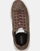GUESS Велурени маратонки ELBA мъжки в кафяво FMFLBA SUE12