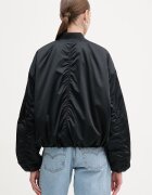 GUESS Яке бомбър LORRAINE в черно преходен модел с уголемена кройка W6RL26 WJ662