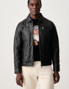 GUESS яке мъжко от кожа черно M6BL57 L0159
