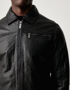 GUESS яке мъжко от кожа черно M6BL57 L0159