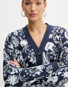 GUESS Жилетка MELINDA дамска в тъмносиньо от топла материя W5GR31 Z2ZK2