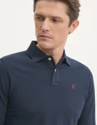 Hackett London Памучна блуза с дълги ръкави