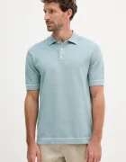 Hackett London Памучна тениска с яка