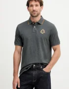 Hackett London Памучна тениска с яка