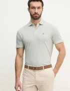 Hackett London Памучна тениска с яка
