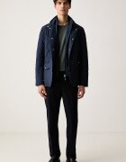 Hackett London преходно яке мъжко тъмносиньо HM4000242